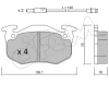 822-036-1 CIFAM Комплект тормозных колодок, дисковый тормоз