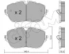 822-1105-0 CIFAM Комплект тормозных колодок, дисковый тормоз