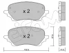 822-1247-0 CIFAM Комплект тормозных колодок, дисковый тормоз