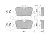 822-1264-0 CIFAM Комплект тормозных колодок, дисковый тормоз