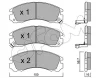822-134-0 CIFAM Комплект тормозных колодок, дисковый тормоз