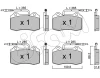 822-251-1 CIFAM Комплект тормозных колодок, дисковый тормоз