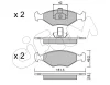 822-273-2 CIFAM Комплект тормозных колодок, дисковый тормоз