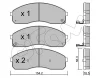 822-374-0 CIFAM Комплект тормозных колодок, дисковый тормоз