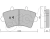 822-545-0 CIFAM Комплект тормозных колодок, дисковый тормоз