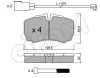 822-604-2K CIFAM Комплект тормозных колодок, дисковый тормоз