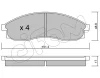 822-740-0 CIFAM Комплект тормозных колодок, дисковый тормоз