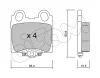 822-758-0 CIFAM Комплект тормозных колодок, дисковый тормоз