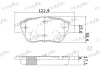 Превью - PD07.512 FRIGAIR Комплект тормозных колодок, дисковый тормоз (фото 4)