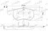 Превью - PD18.507 FRIGAIR Комплект тормозных колодок, дисковый тормоз (фото 2)