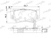 Превью - PD19.504 FRIGAIR Комплект тормозных колодок, дисковый тормоз (фото 3)