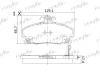 Превью - PD19.512 FRIGAIR Комплект тормозных колодок, дисковый тормоз (фото 3)