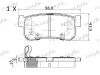Превью - PD31.501 FRIGAIR Комплект тормозных колодок, дисковый тормоз (фото 3)