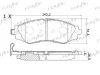 Превью - PD31.503 FRIGAIR Комплект тормозных колодок, дисковый тормоз (фото 4)