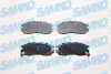 5SP1012 SAMKO Комплект тормозных колодок, дисковый тормоз