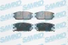 5SP1016 SAMKO Комплект тормозных колодок, дисковый тормоз