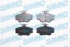 5SP1107 SAMKO Комплект тормозных колодок, дисковый тормоз
