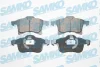 5SP1197 SAMKO Комплект тормозных колодок, дисковый тормоз