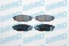 5SP1408 SAMKO Комплект тормозных колодок, дисковый тормоз