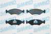 5SP233 SAMKO Комплект тормозных колодок, дисковый тормоз