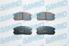 5SP265 SAMKO Комплект тормозных колодок, дисковый тормоз