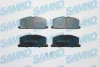 5SP268 SAMKO Комплект тормозных колодок, дисковый тормоз