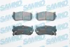 5SP808 SAMKO Комплект тормозных колодок, дисковый тормоз