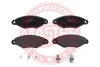 13046039772N-SET-MS MASTER-SPORT Комплект тормозных колодок, дисковый тормоз
