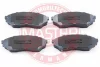 13046058542N-SET-MS MASTER-SPORT Комплект тормозных колодок, дисковый тормоз