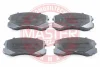 13046118862N-SET-MS MASTER-SPORT Комплект тормозных колодок, дисковый тормоз