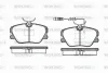 P0893.02 WOKING Комплект тормозных колодок, дисковый тормоз