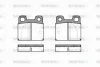 P1053.00 WOKING Комплект тормозных колодок, дисковый тормоз