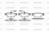 P10873.02 WOKING Комплект тормозных колодок, дисковый тормоз