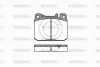 P1103.40 WOKING Комплект тормозных колодок, дисковый тормоз