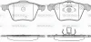 P11433.10 WOKING Комплект тормозных колодок, дисковый тормоз