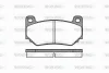 P11573.00 WOKING Комплект тормозных колодок, дисковый тормоз