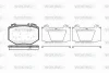 P11653.00 WOKING Комплект тормозных колодок, дисковый тормоз