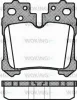 P12213.00 WOKING Комплект тормозных колодок, дисковый тормоз