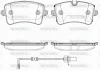 P12433.20 WOKING Комплект тормозных колодок, дисковый тормоз