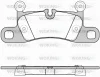 P12793.40 WOKING Комплект тормозных колодок, дисковый тормоз