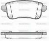 P12873.10 WOKING Комплект тормозных колодок, дисковый тормоз