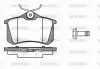 P12913.10 WOKING Комплект тормозных колодок, дисковый тормоз