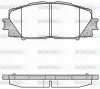 P13243.10 WOKING Комплект тормозных колодок, дисковый тормоз