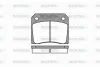 P1363.00 WOKING Комплект тормозных колодок, дисковый тормоз