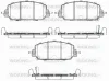 P14083.22 WOKING Комплект тормозных колодок, дисковый тормоз