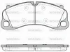 P14973.00 WOKING Комплект тормозных колодок, дисковый тормоз
