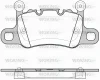 P14983.10 WOKING Комплект тормозных колодок, дисковый тормоз