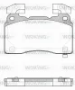 P15383.24 WOKING Комплект тормозных колодок, дисковый тормоз