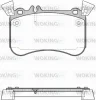 P15653.10 WOKING Комплект тормозных колодок, дисковый тормоз