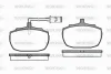 P1573.02 WOKING Комплект тормозных колодок, дисковый тормоз